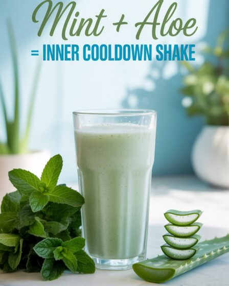 mint and aloe shake