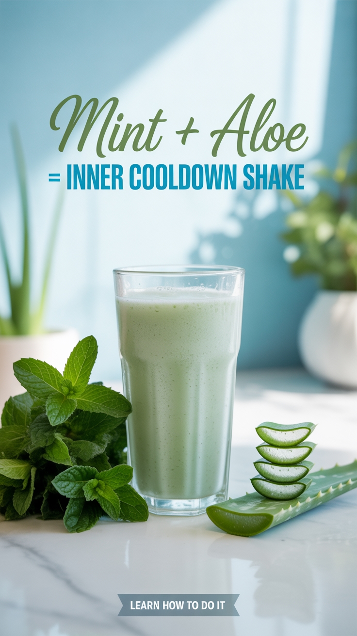mint and aloe shake