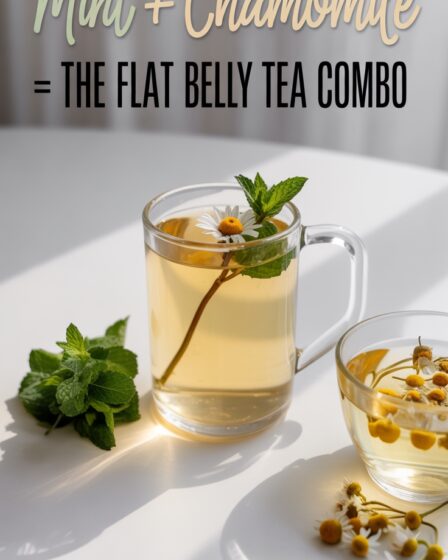 mint and chamomile tea