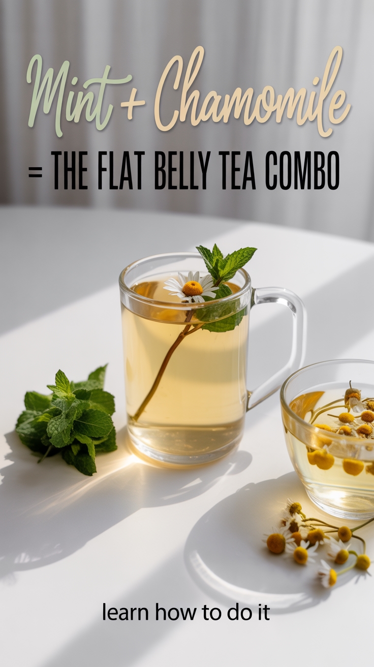 mint and chamomile tea