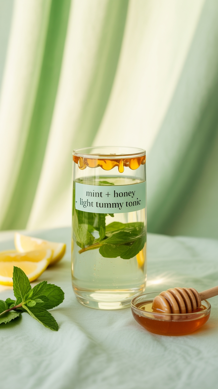 mint and honey soothe digestion