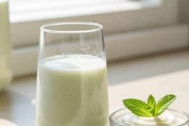 mint yogurt digestion shake