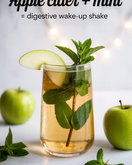 minty apple cider boost