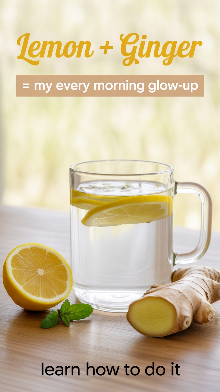 morning detox with lemon