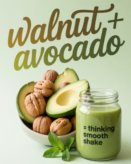 nutty avocado smoothie