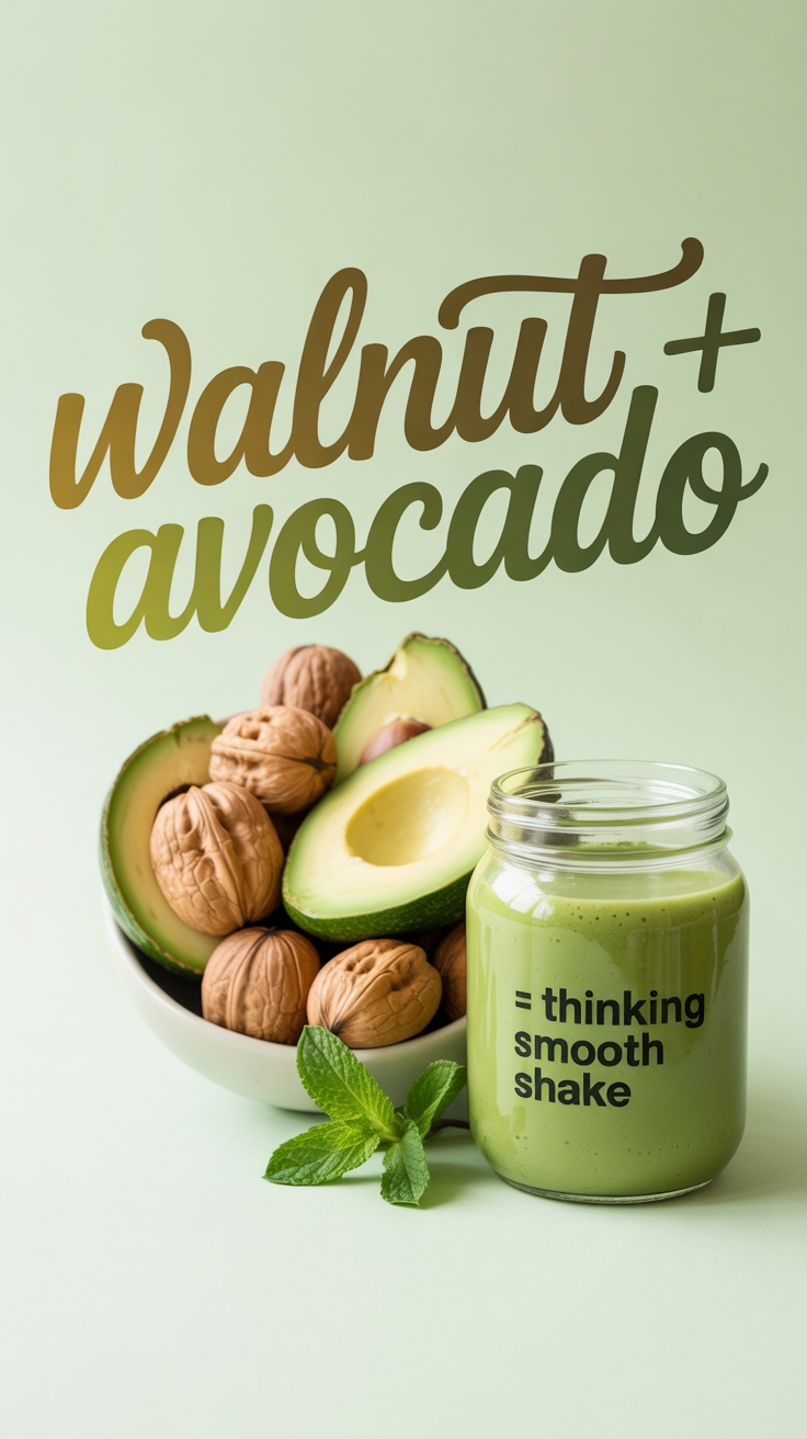 nutty avocado smoothie