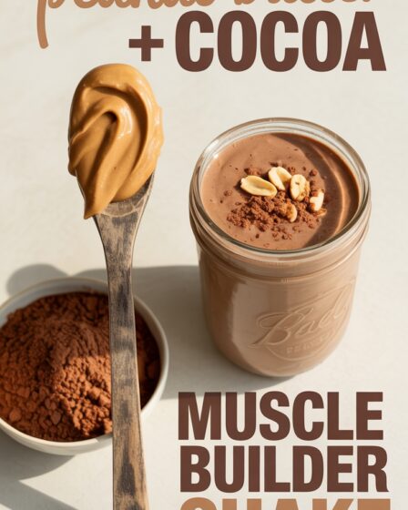 nutty chocolate muscle shake