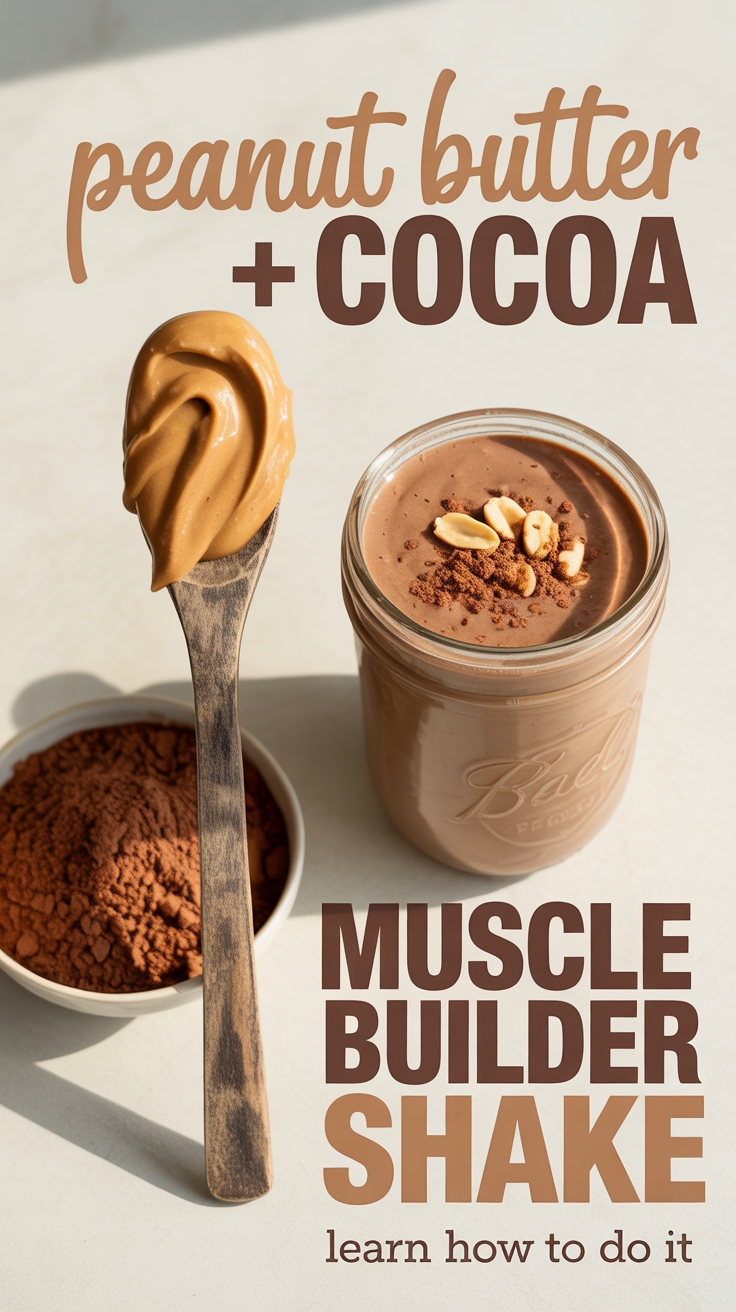 nutty chocolate muscle shake
