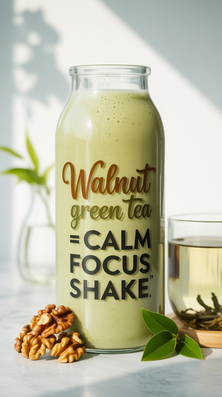 nutty green tea blend