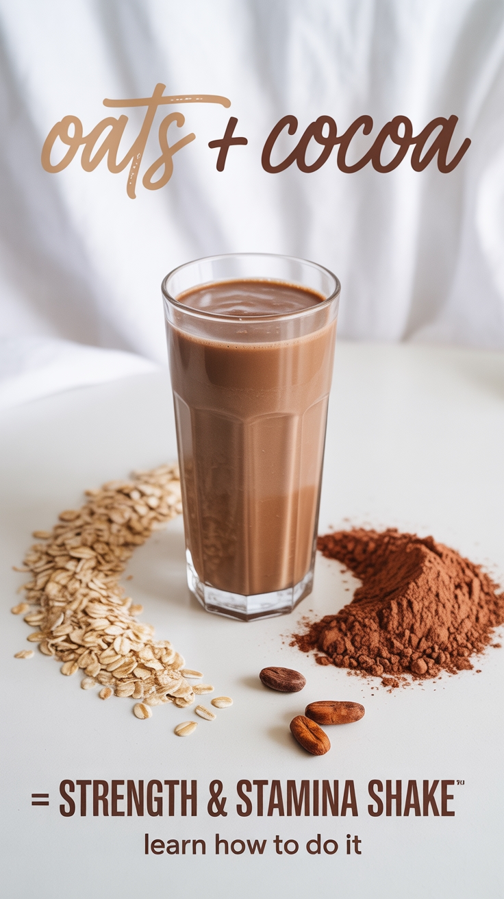 oat and cocoa shake