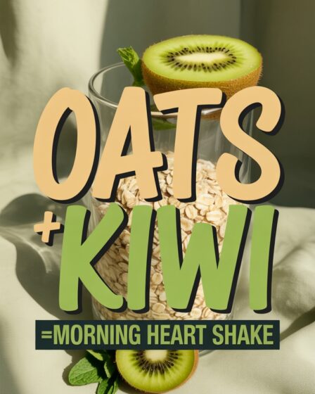 oat kiwi breakfast shake