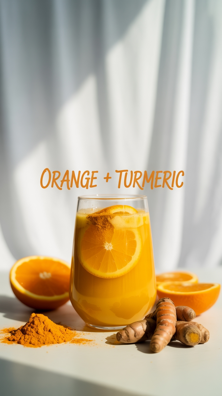 orange and turmeric blend