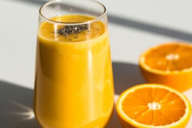 orange chia glow shake