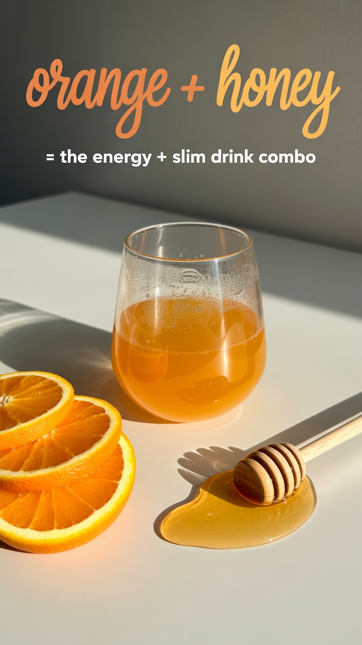 orange honey energizes drink