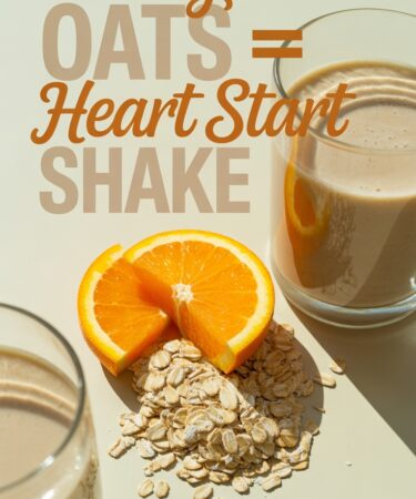orange oats heart shake