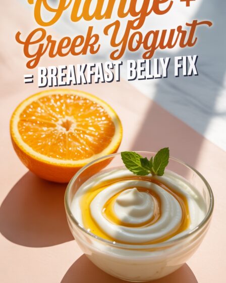 orange yogurt breakfast combo