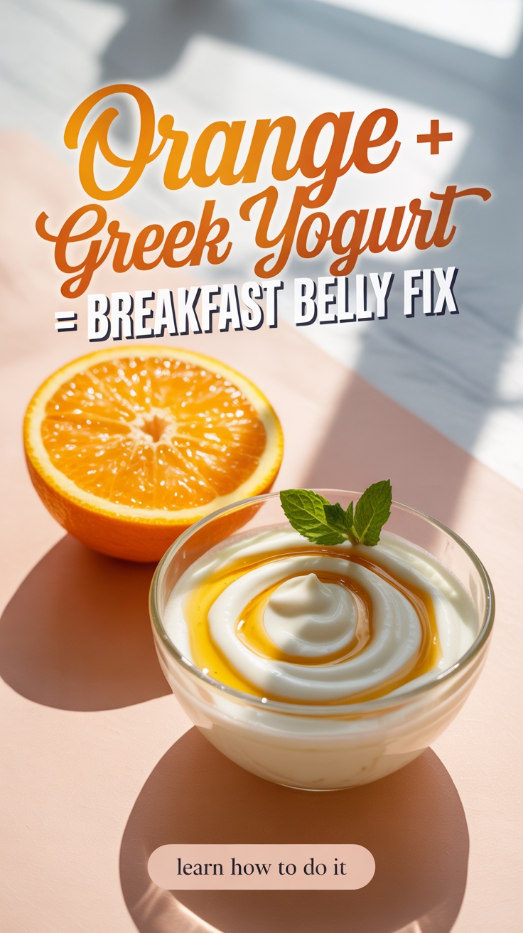 orange yogurt breakfast combo