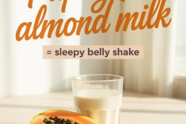 papaya almond milk shake
