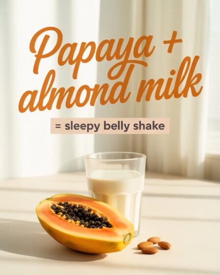 papaya almond milk shake