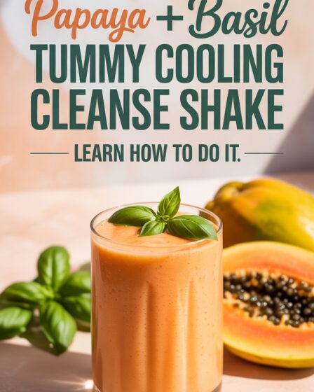 papaya and basil shake