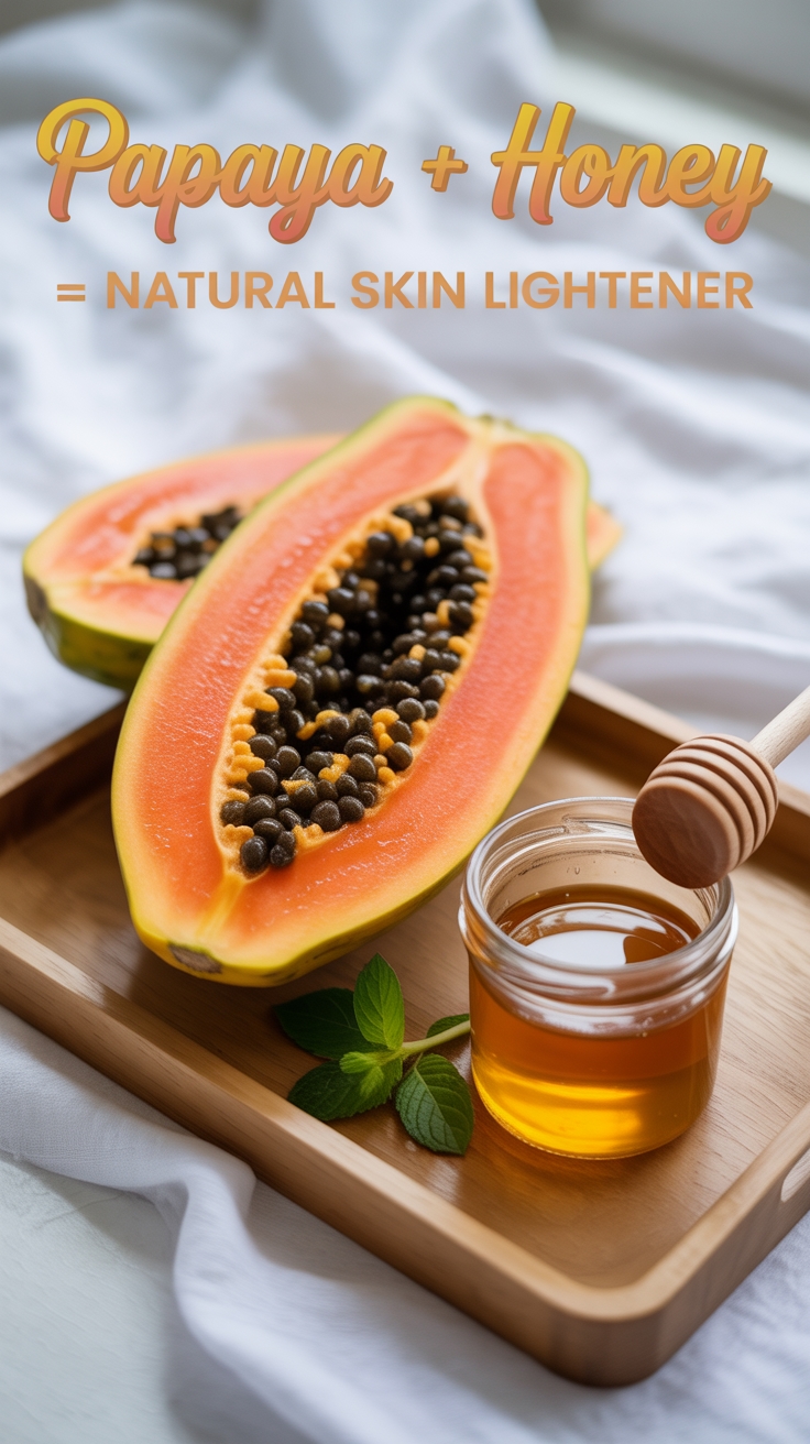 papaya and honey brighten