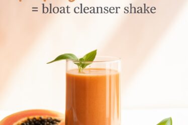 papaya basil bloat shake