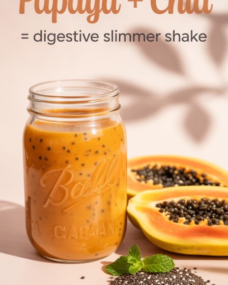 papaya chia slimming shake