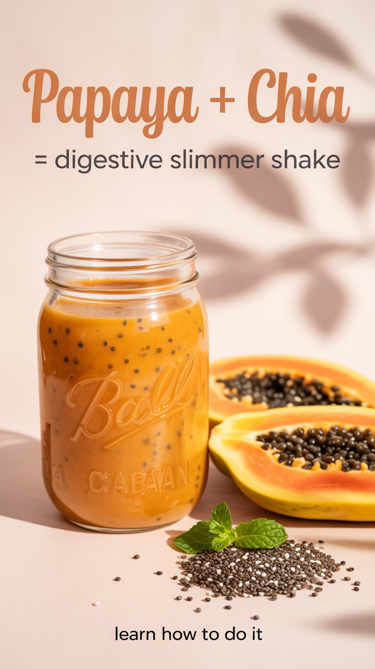 papaya chia slimming shake