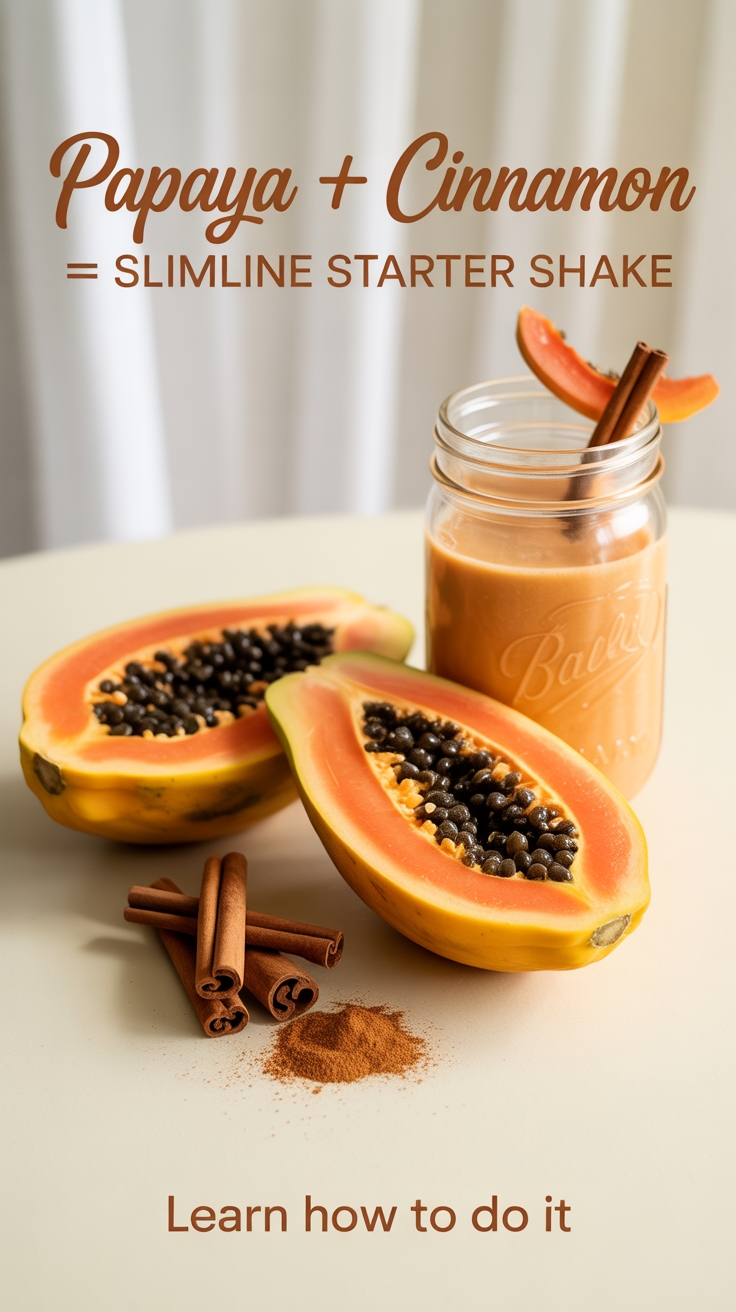 papaya cinnamon slimming shake