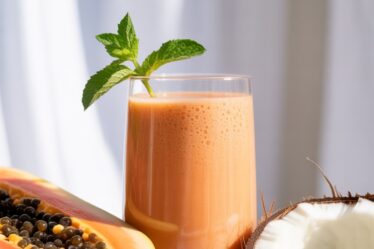 papaya coconut gut smoothie