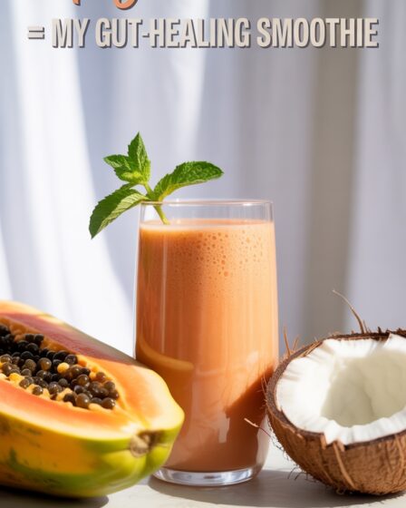 papaya coconut gut smoothie