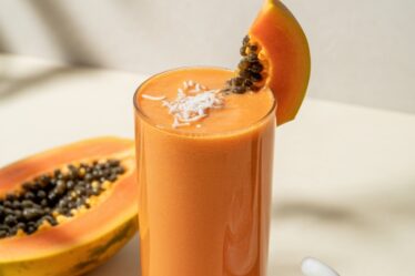 papaya coconut milk shake