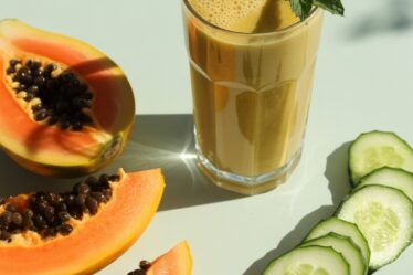 papaya cucumber tummy shake