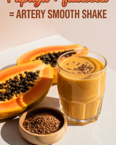 papaya flaxseed artery shake