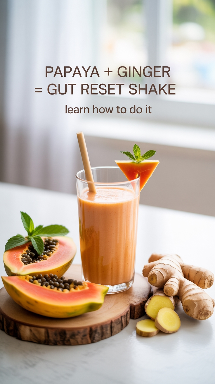 papaya ginger gut shake