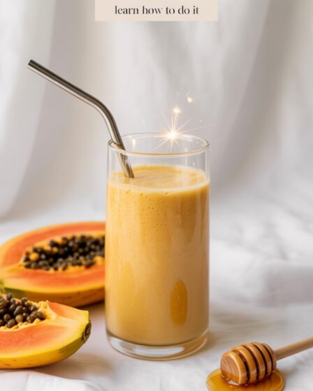papaya honey night shake
