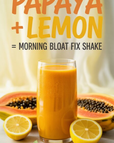 papaya lemon morning shake