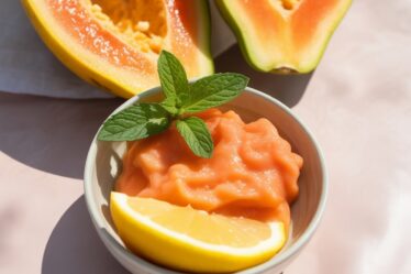 papaya lemon skin brightening