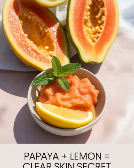 papaya lemon skin brightening