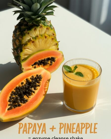 papaya pineapple enzyme shake