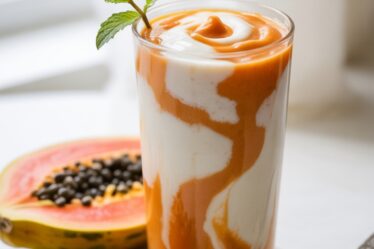 papaya yogurt gut shake