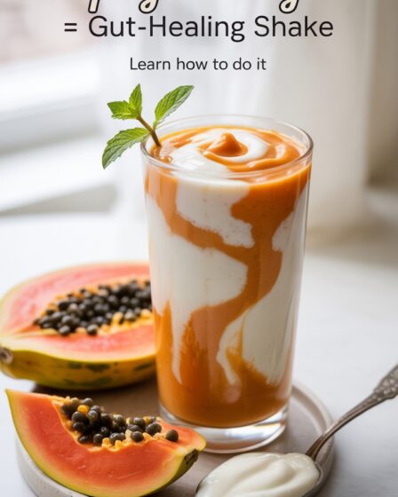 papaya yogurt gut shake