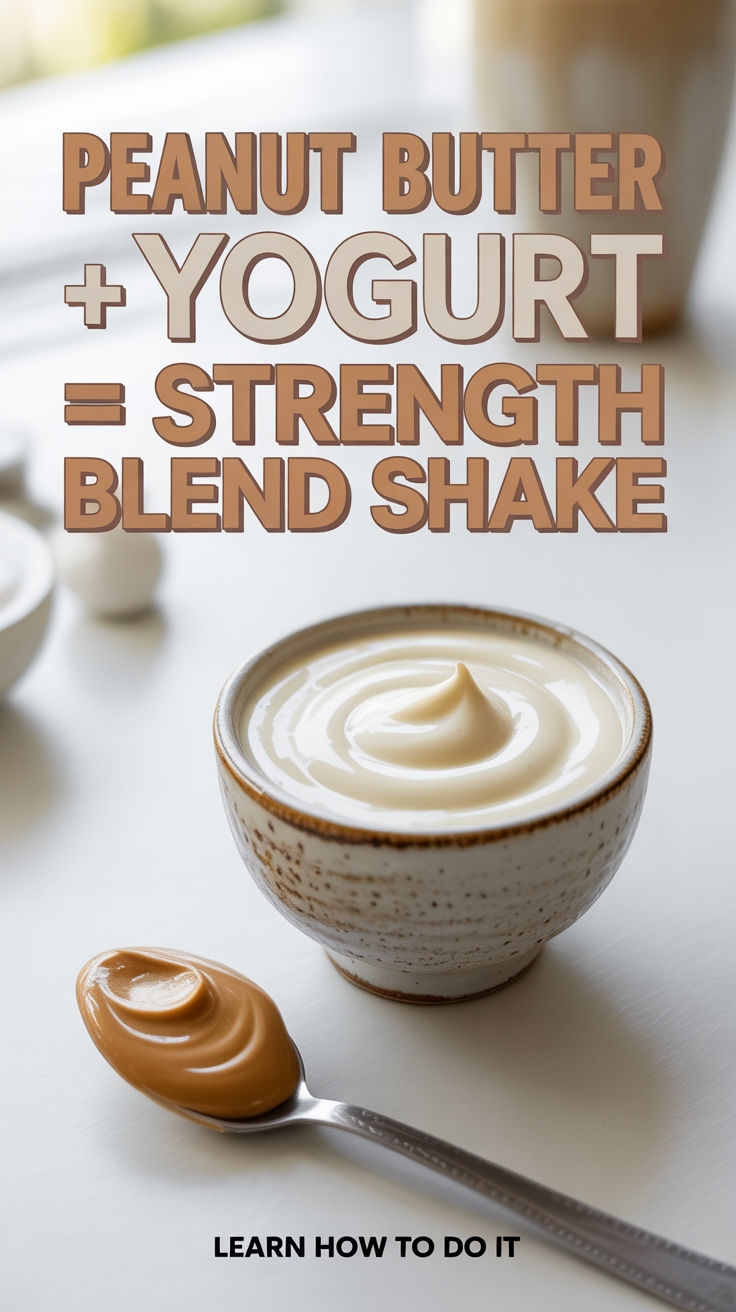 peanut butter yogurt shake