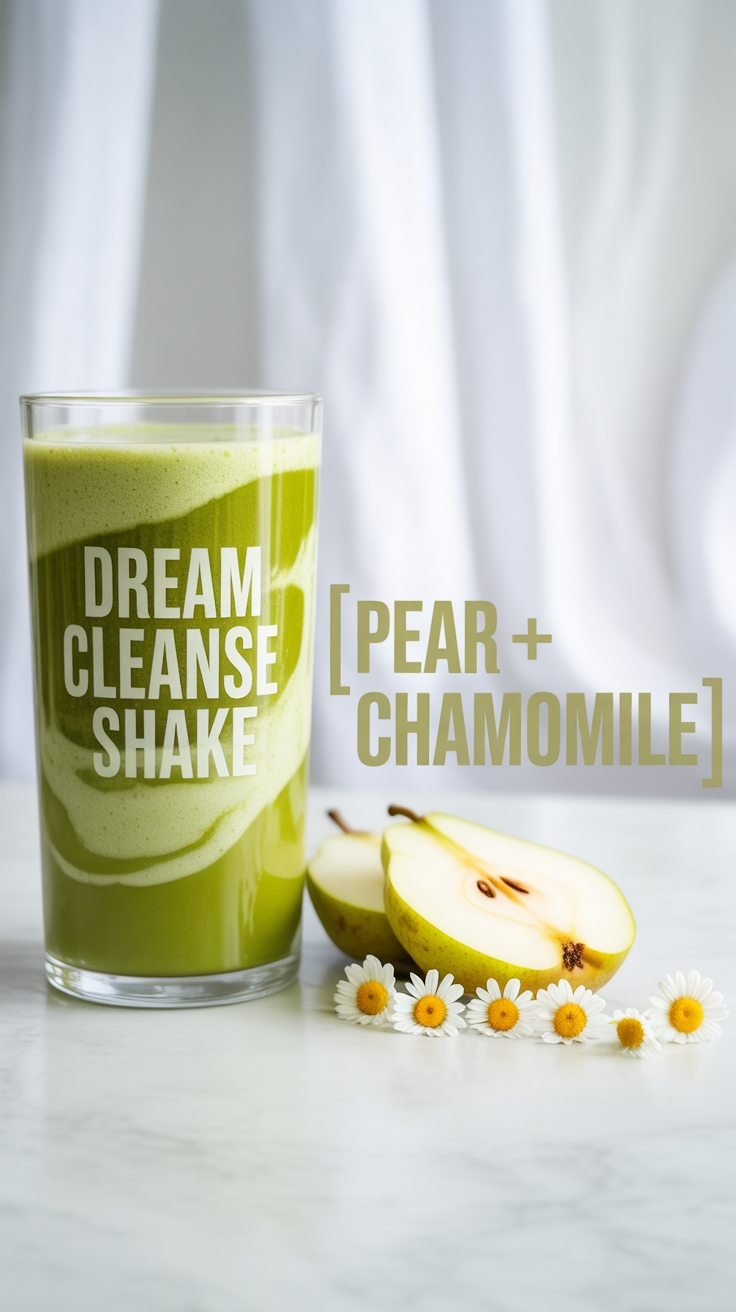 pear chamomile shake