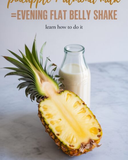 pineapple almond milk shake