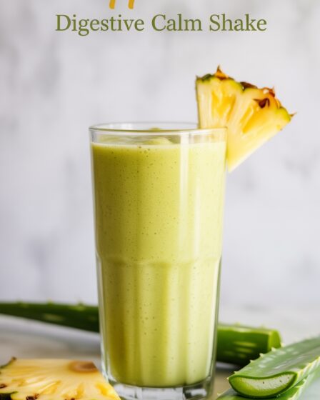pineapple aloe digestive shake