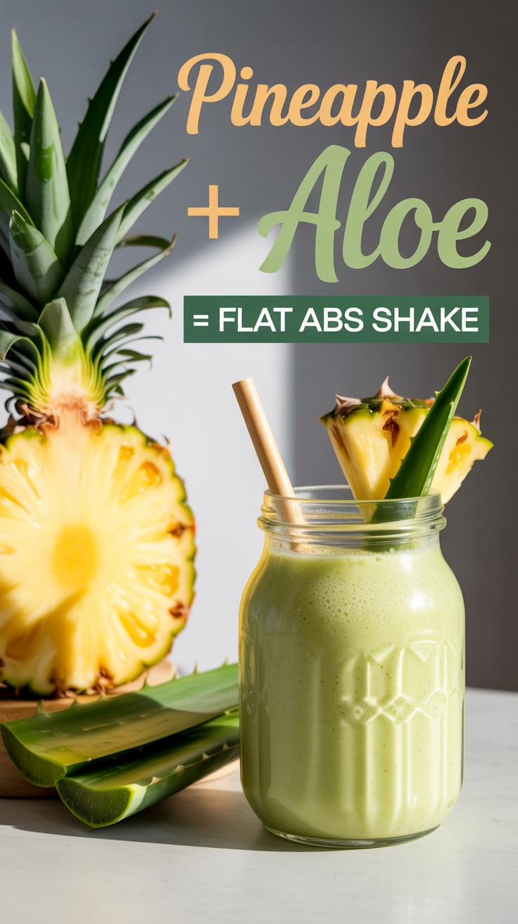pineapple aloe flat shake