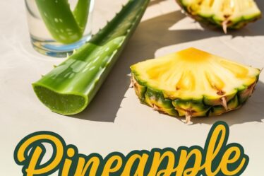 pineapple aloe hair skin