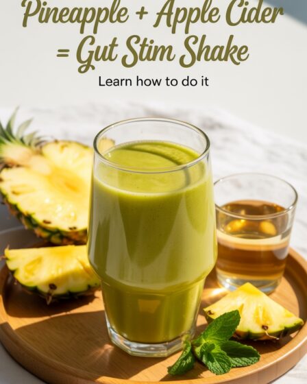 pineapple apple cider shake