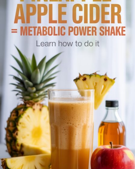 pineapple apple cider shake